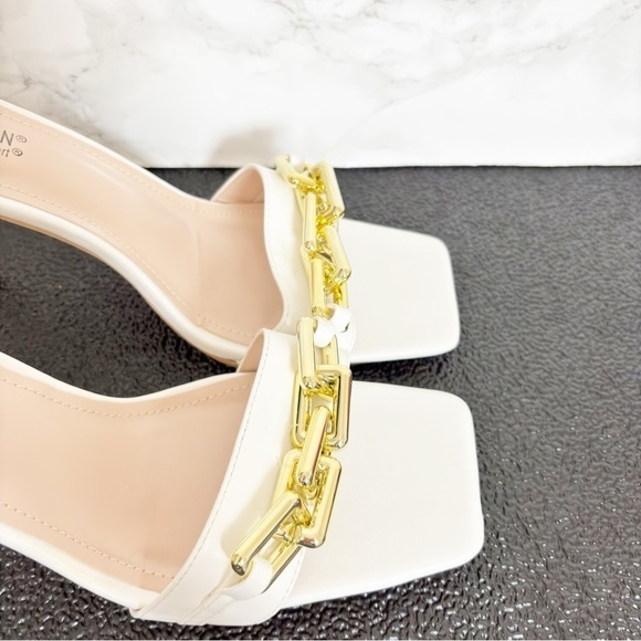 CAPE ROBBIN INTERMIX STILETTO HIGH HEELS FOR WOMEN SQUARE TOE SHOES SIZE 11 NEW - Picture 4 of 9